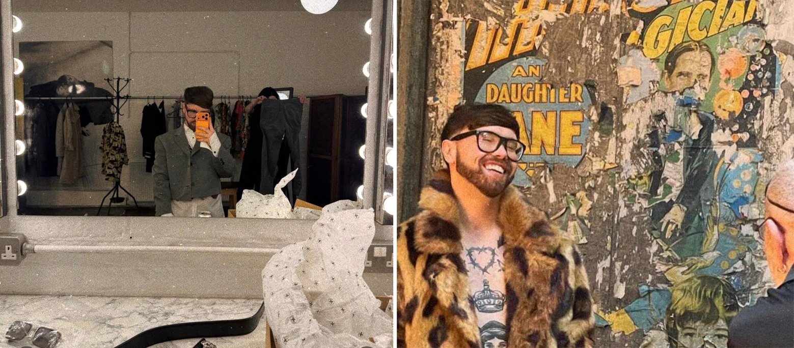 Nick Celino back in London for a photoshoot!