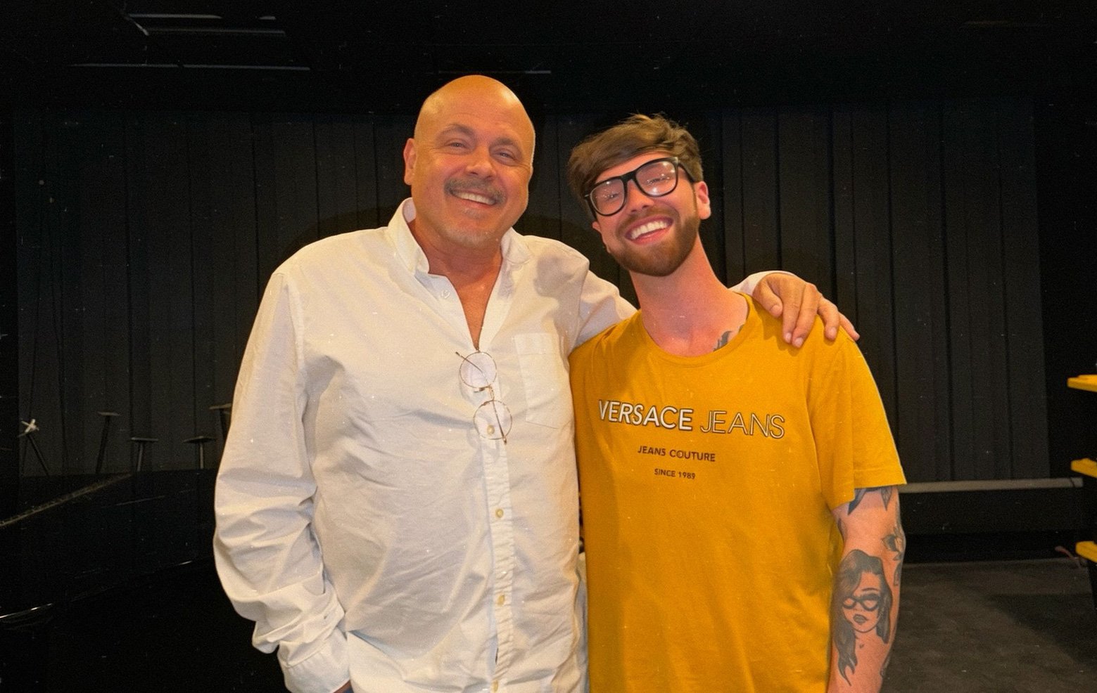 Nick Celino in LA hanging out with Walter Afanasieff